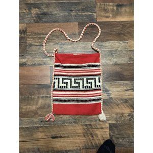 Vintage wool crossbody bag‎